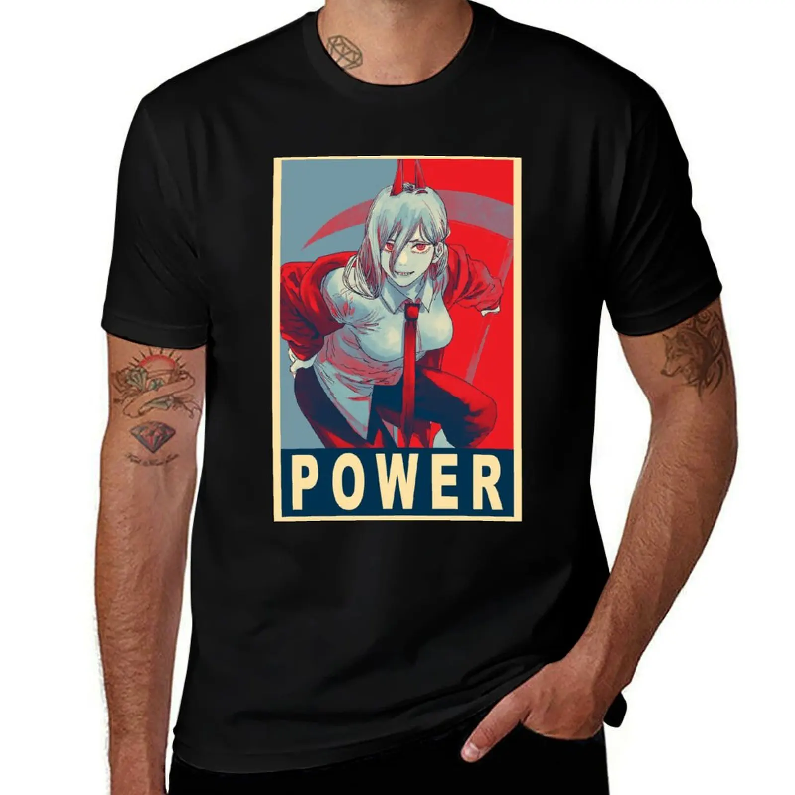 Power Poster T-Shirt t shirts for man slim fit cotton tshirt 100% T-Shirt
Power Poster T-Shirt t shirts for man slim fit cotton tshirt 100% T-Shirt