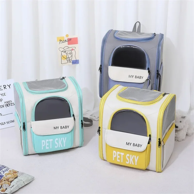 New Outdoor Cat Bag Fashionable and Convenient Pet Backpack Large Capacity Breathable Dog Bag Going Out Cat Backpack Pet Product
New Outdoor Cat Bag Fashionable and Convenient Pet Backpack Large Capacity Breathable Dog Bag Going Out Cat Backpack Pet Product