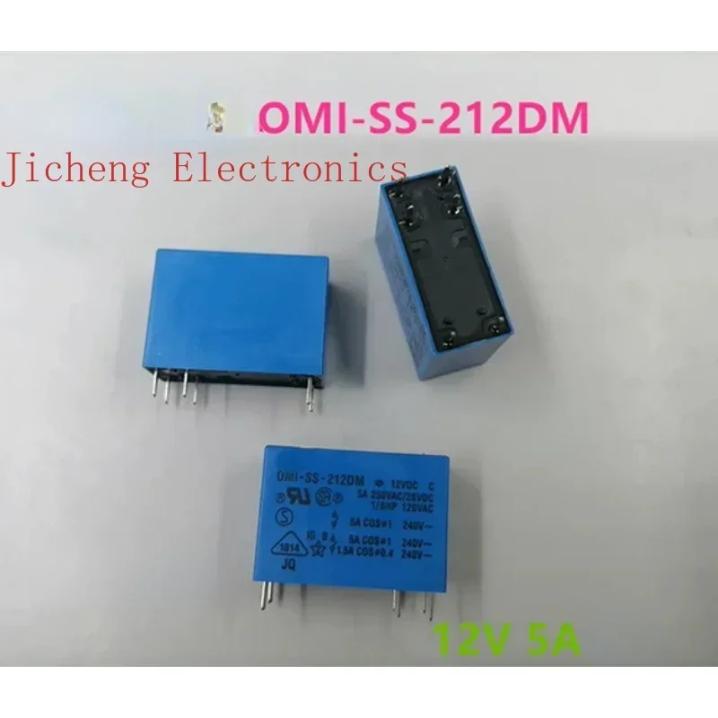 The New Original OMI-SS -SH-212DM Power Relay 5A 12VDC 6-pin Two Groups Are Normally Open
The New Original OMI-SS -SH-212DM Power Relay 5A 12VDC 6-pin Two Groups Are Normally Open