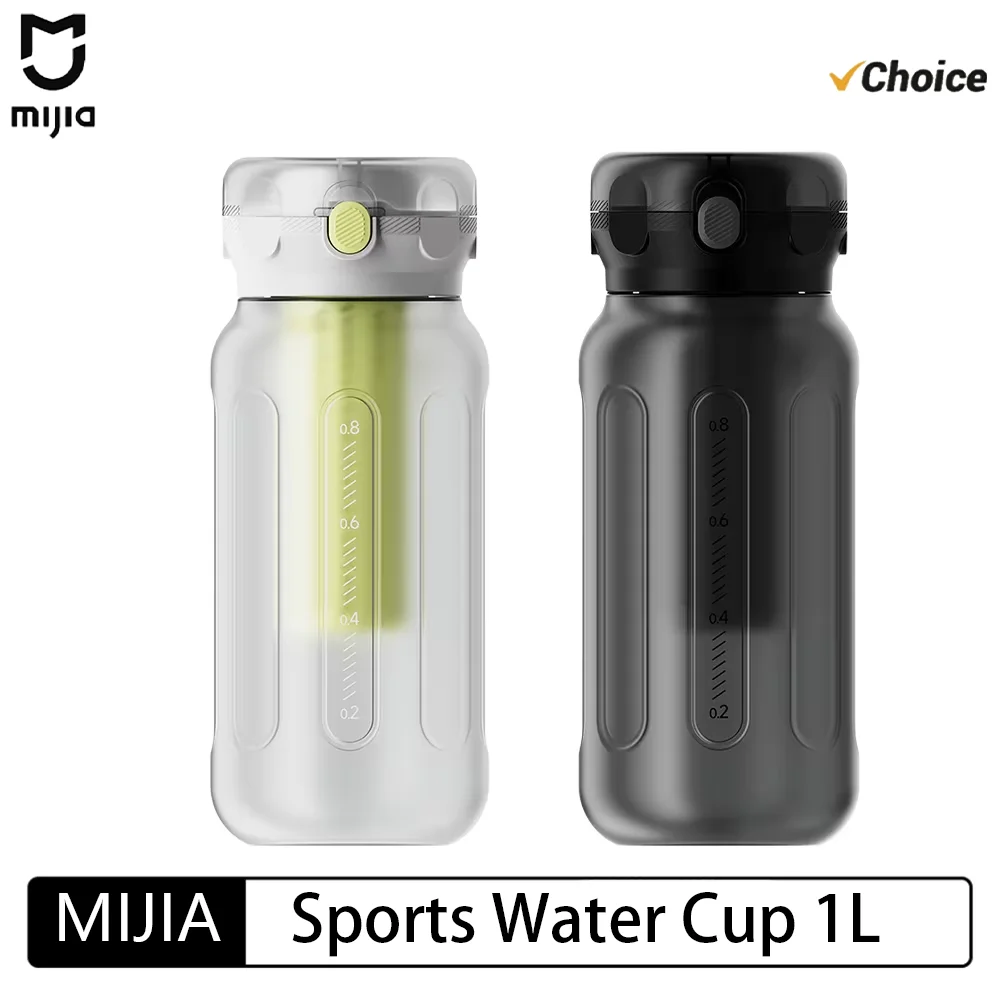 New MIJIA Sports Water Cup 1L Sport Water Bottle Portable Travel Safe Plastic Bottles For Training Sport Mixing Fitness Cup
New MIJIA Sports Water Cup 1L Sport Water Bottle Portable Travel Safe Plastic Bottles For Training Sport Mixing Fitness Cup