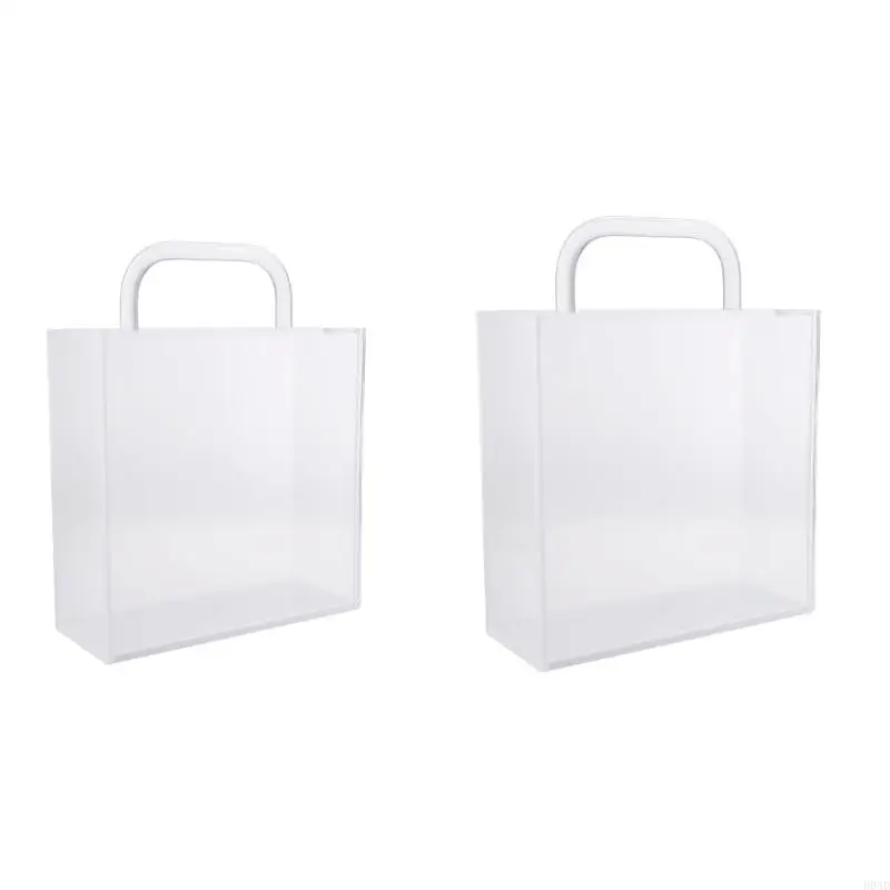 D0AD Portable Acrylic Handheld Flowers Box Clear Gift Bag for Weddings and Engagements
D0AD Portable Acrylic Handheld Flowers Box Clear Gift Bag for Weddings and Engagements
