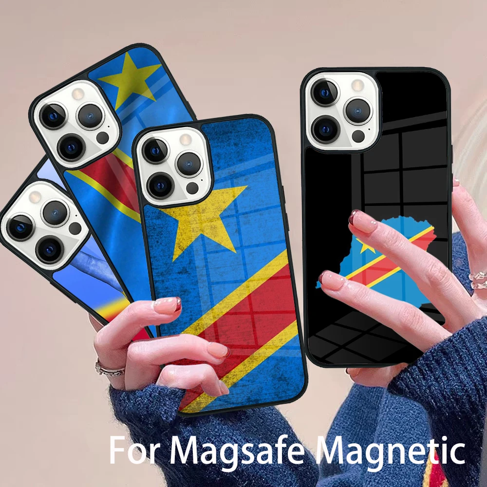 Congo Democratic Republic Flag Phone Case Magesafe Magnetic Wireless Charge Cover For IPhone 16 11 12 13 14 15 Pro Max Plus Mini
Congo Democratic Republic Flag Phone Case Magesafe Magnetic Wireless Charge Cover For IPhone 16 11 12 13 14 15 Pro Max Plus Mini
