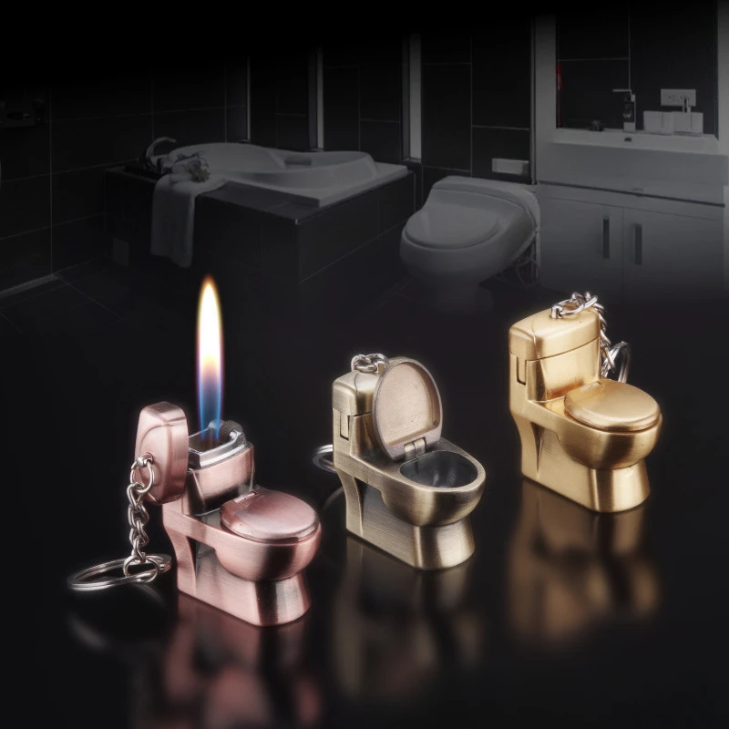 Hot-selling Toilet Lighter Metal Grinding Wheel Open Flame Personalized Creative Unique Accessories for Men's Cigarette Lighter
Hot-selling Toilet Lighter Metal Grinding Wheel Open Flame Personalized Creative Unique Accessories for Men's Cigarette Lighter
