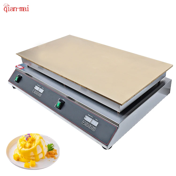 Stainless Steel Surface Double Copper Plate Commercial Electric Souffle Pancake Maker Machine 110/220V 3000W
Stainless Steel Surface Double Copper Plate Commercial Electric Souffle Pancake Maker Machine 110/220V 3000W