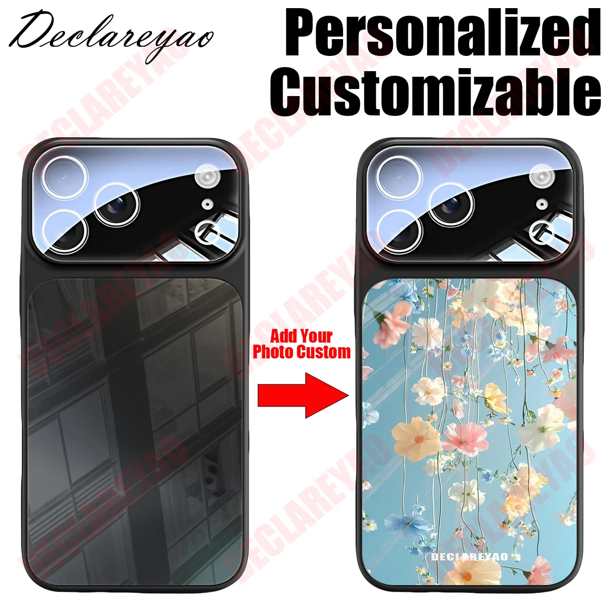 DECLAREYAO Origina Custom Tempered Glass Phone Case For Apple iPhone 17 Air 16 15 14 Plus 13 12 11 Pro Max Cover Hard Shockproof
DECLAREYAO Origina Custom Tempered Glass Phone Case For Apple iPhone 17 Air 16 15 14 Plus 13 12 11 Pro Max Cover Hard Shockproof