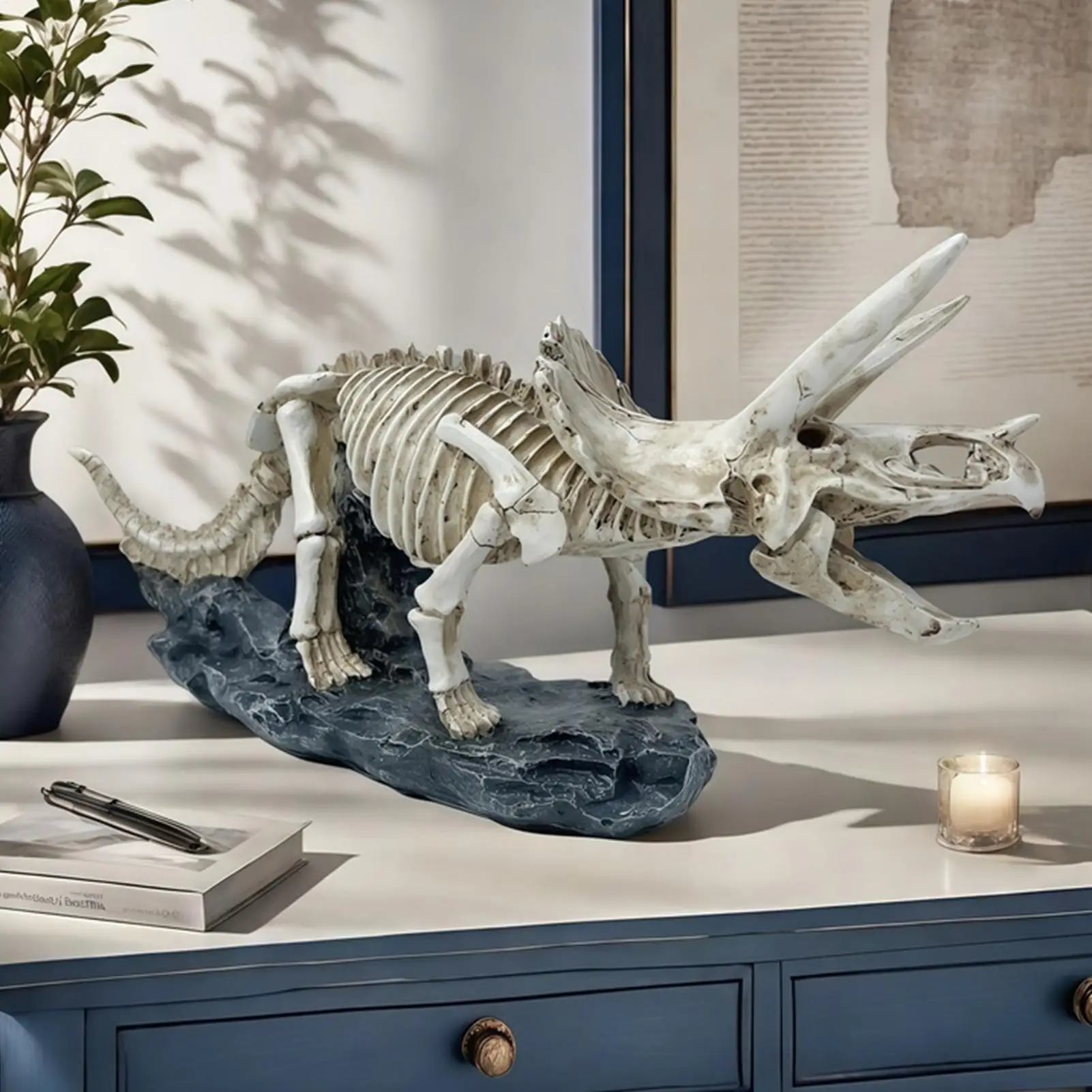 Dinosaur Figures Simulated Dinosaur Skeleton Figurine Model Resin Sculpture Collectibles Desktop Accessories Educational Statue
Dinosaur Figures Simulated Dinosaur Skeleton Figurine Model Resin Sculpture Collectibles Desktop Accessories Educational Statue