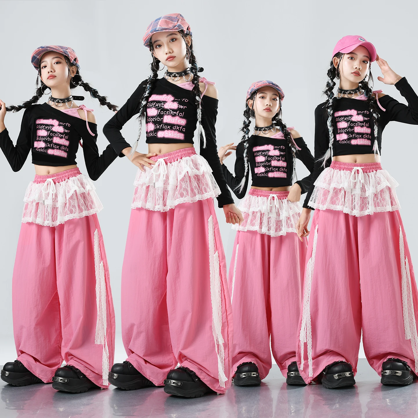 Новая одежда для джазовых танцев для девочек, танцевальные костюмы в стиле хип-хоп, топ с наклонными плечами, розовые брюки, одежда для подиума для уличных танцев, DQL12151
Новая одежда для джазовых танцев для девочек, танцевальные костюмы в стиле хип-хоп, топ с наклонными плечами, розовые брюки, одежда для подиума для уличных танцев, DQL12151