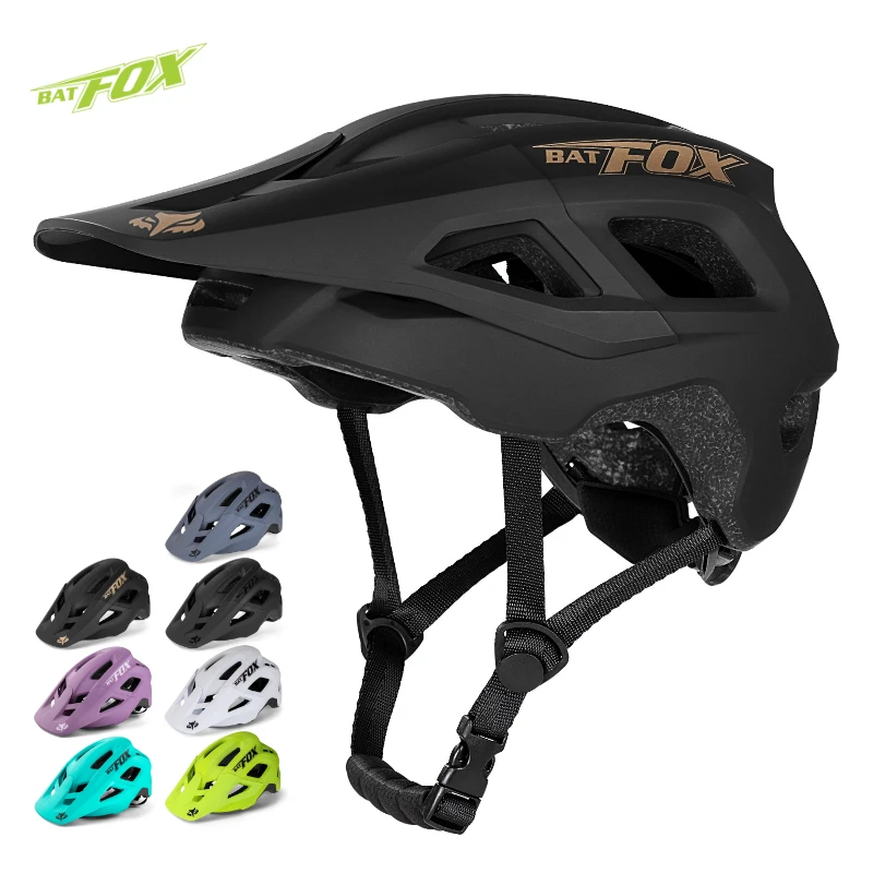 BATFOX Men's Bicycle Helmet Black MTB Lightweight Racing Riding Equipment Safety Cycling Helmet Half Cap Mountain Ebike Helmet
BATFOX Men's Bicycle Helmet Black MTB Lightweight Racing Riding Equipment Safety Cycling Helmet Half Cap Mountain Ebike Helmet