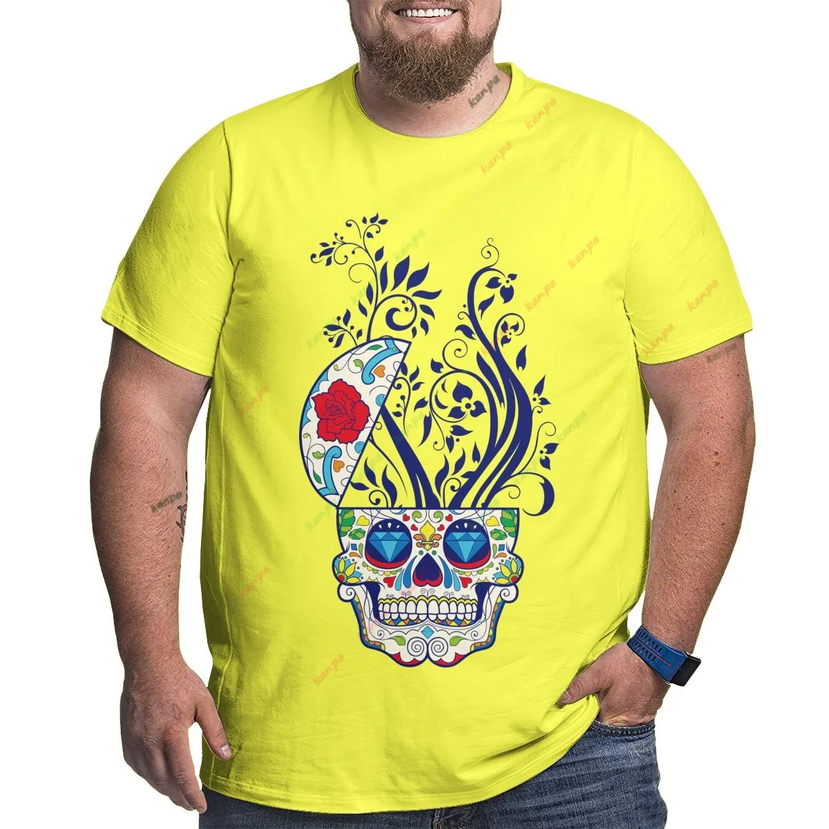 Skeleton long flower Printed Pattern Men's T-Shirt T Shirt Short Sleeved Oversized Streetwear Tees Summer Casual Mens Tops 6XL
Skeleton long flower Printed Pattern Men's T-Shirt T Shirt Short Sleeved Oversized Streetwear Tees Summer Casual Mens Tops 6XL
