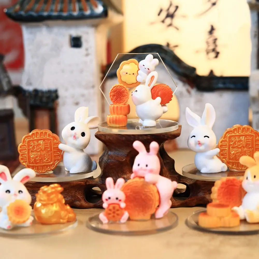 Creative Rabbit Mooncake Figurines Cute Exquisite Cartoon Rabbit Figurines Miniature Handmade Micro Landscape Decoration
Creative Rabbit Mooncake Figurines Cute Exquisite Cartoon Rabbit Figurines Miniature Handmade Micro Landscape Decoration