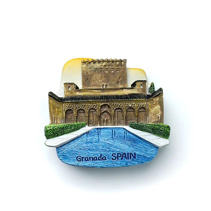 3D Resin Refrigerator Magnet - Granada, Spain Landmark - Durable and Strong Magnet for Home Decor
3D Resin Refrigerator Magnet - Granada, Spain Landmark - Durable and Strong Magnet for Home Decor