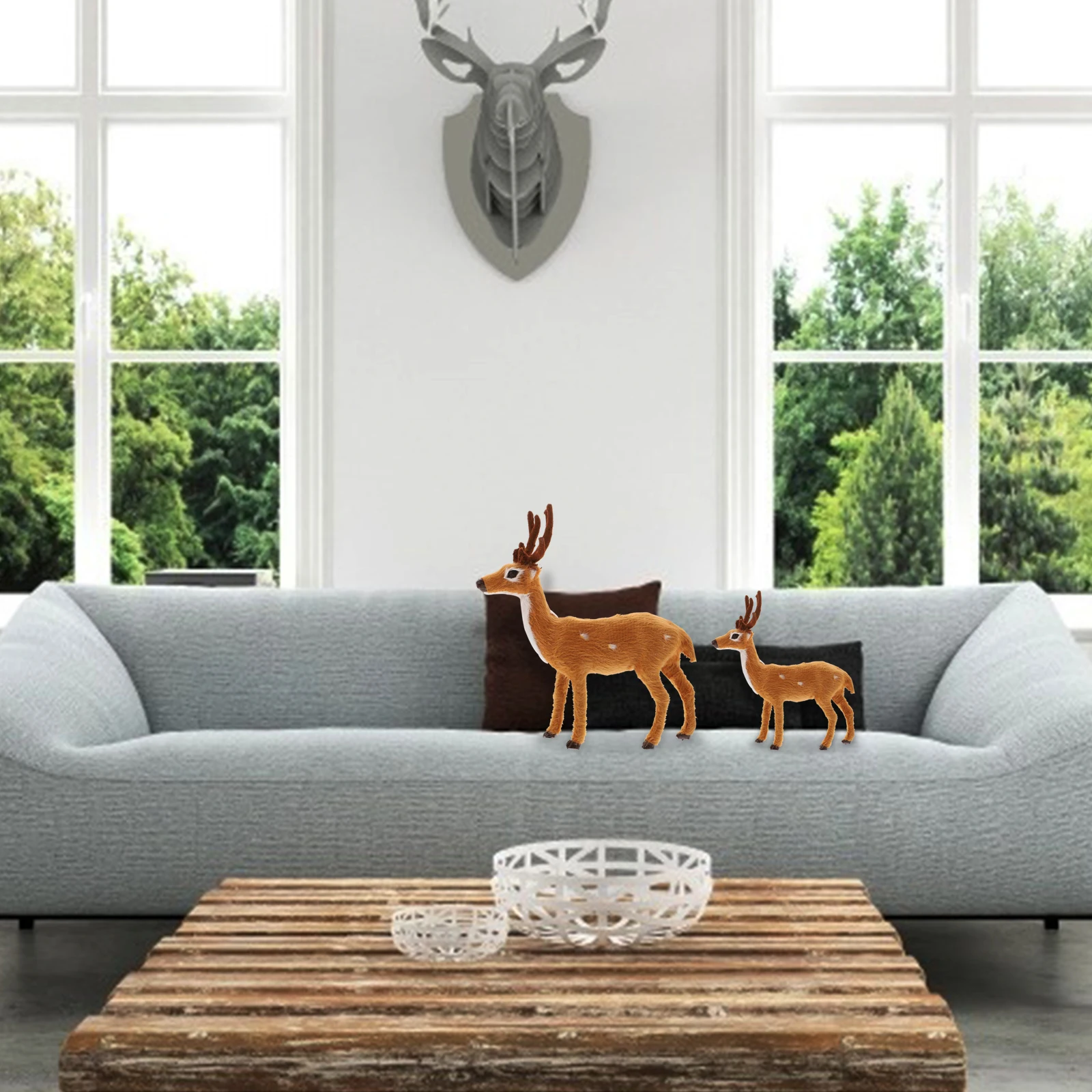 3PCS Simulated Decor Artificial Wild Animal Models Material Static Animal Decor Xmas nament Home Office Dormitory
3PCS Simulated Decor Artificial Wild Animal Models Material Static Animal Decor Xmas nament Home Office Dormitory