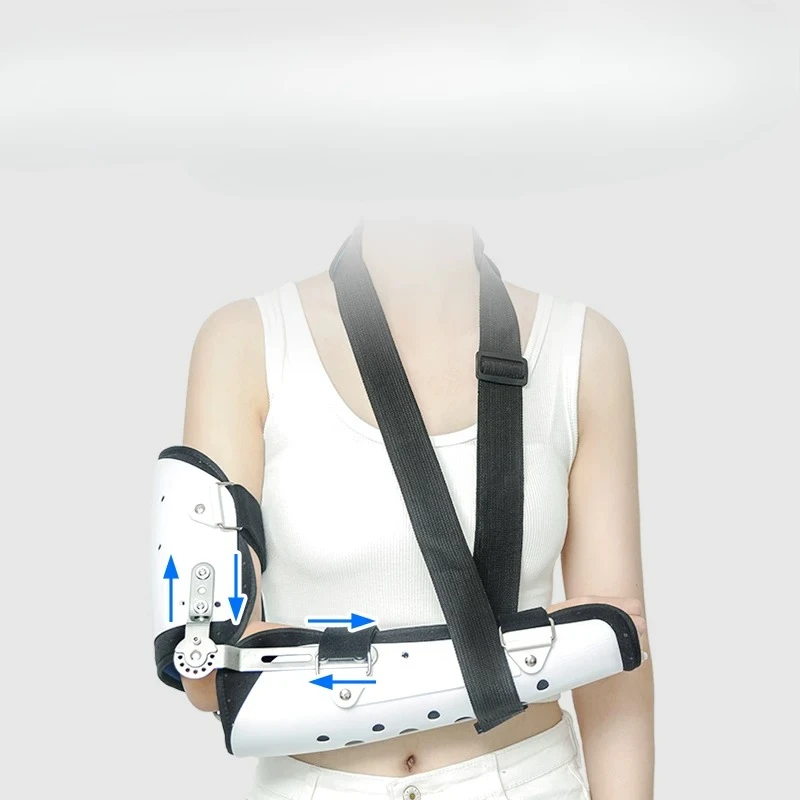 Adjustable Angle & Length Medical Elbow Immobilizer Brace Arm Fracture Support Forearm Orthosis Ergonomic PE Shell Sling
Adjustable Angle & Length Medical Elbow Immobilizer Brace Arm Fracture Support Forearm Orthosis Ergonomic PE Shell Sling