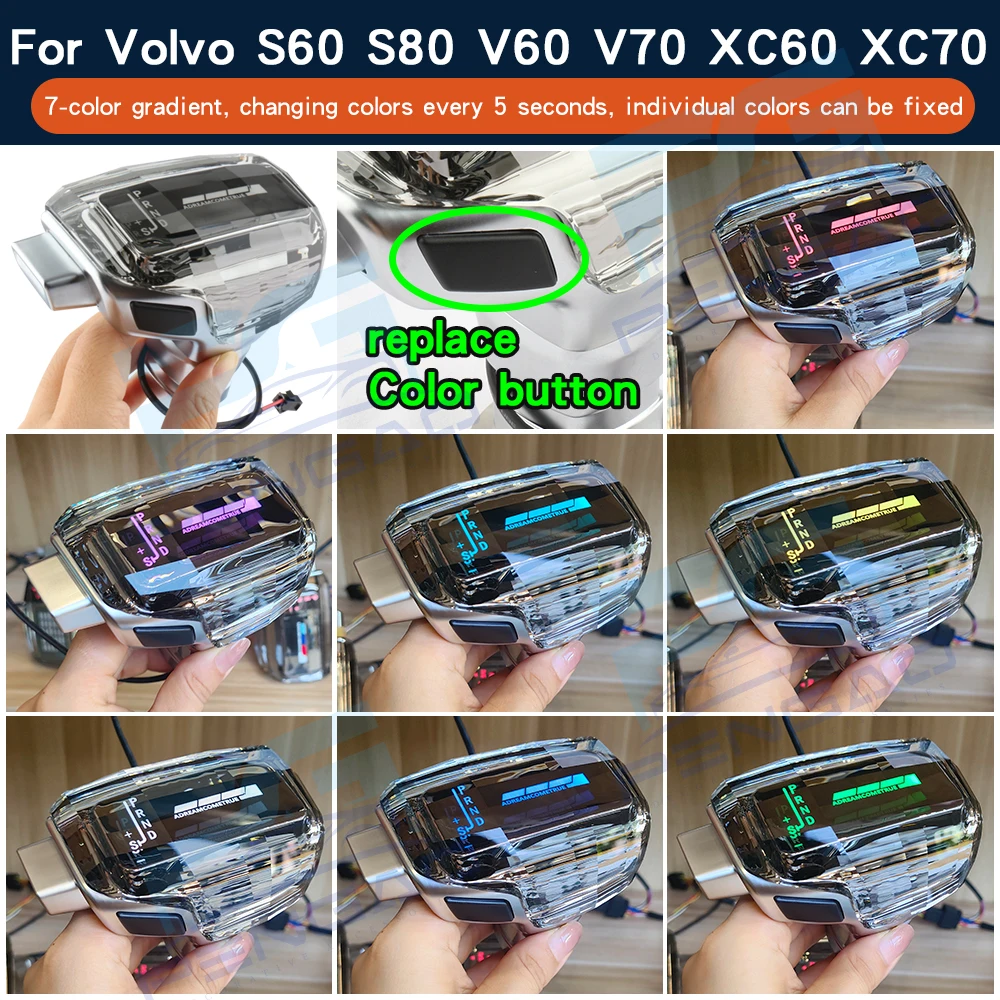 For Volvo S60 S80 V60 V70 XC60 XC70 LED crystal gear shift knob car accessories gear stick gearbox handle Electronic automatic
For Volvo S60 S80 V60 V70 XC60 XC70 LED crystal gear shift knob car accessories gear stick gearbox handle Electronic automatic