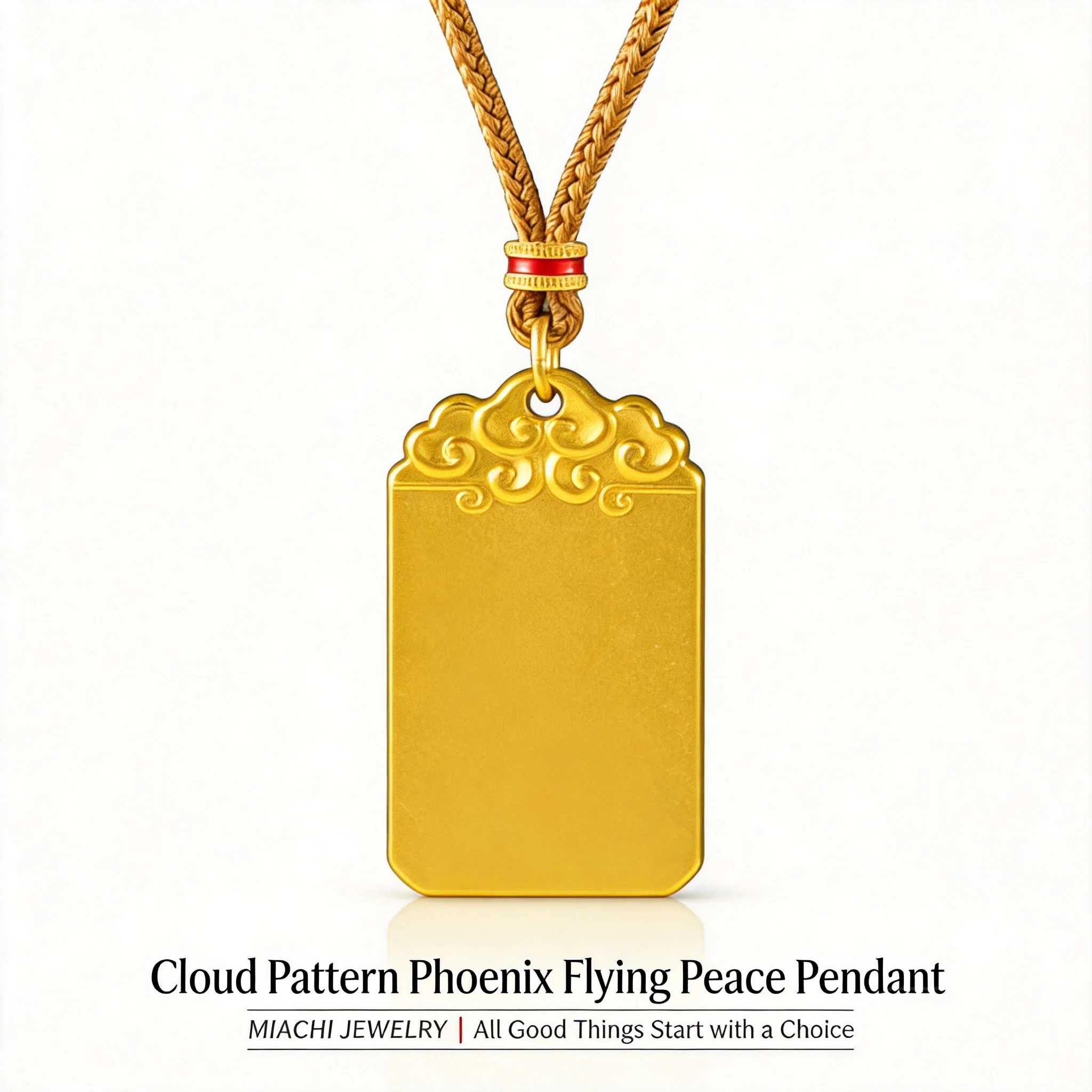 24k Real Gold Plated Chinese Traditional Auspicious Cloud Phoenix Engraved Peace Tag Pendant Lucky Blessing Wealth Good Fortune
24k Real Gold Plated Chinese Traditional Auspicious Cloud Phoenix Engraved Peace Tag Pendant Lucky Blessing Wealth Good Fortune