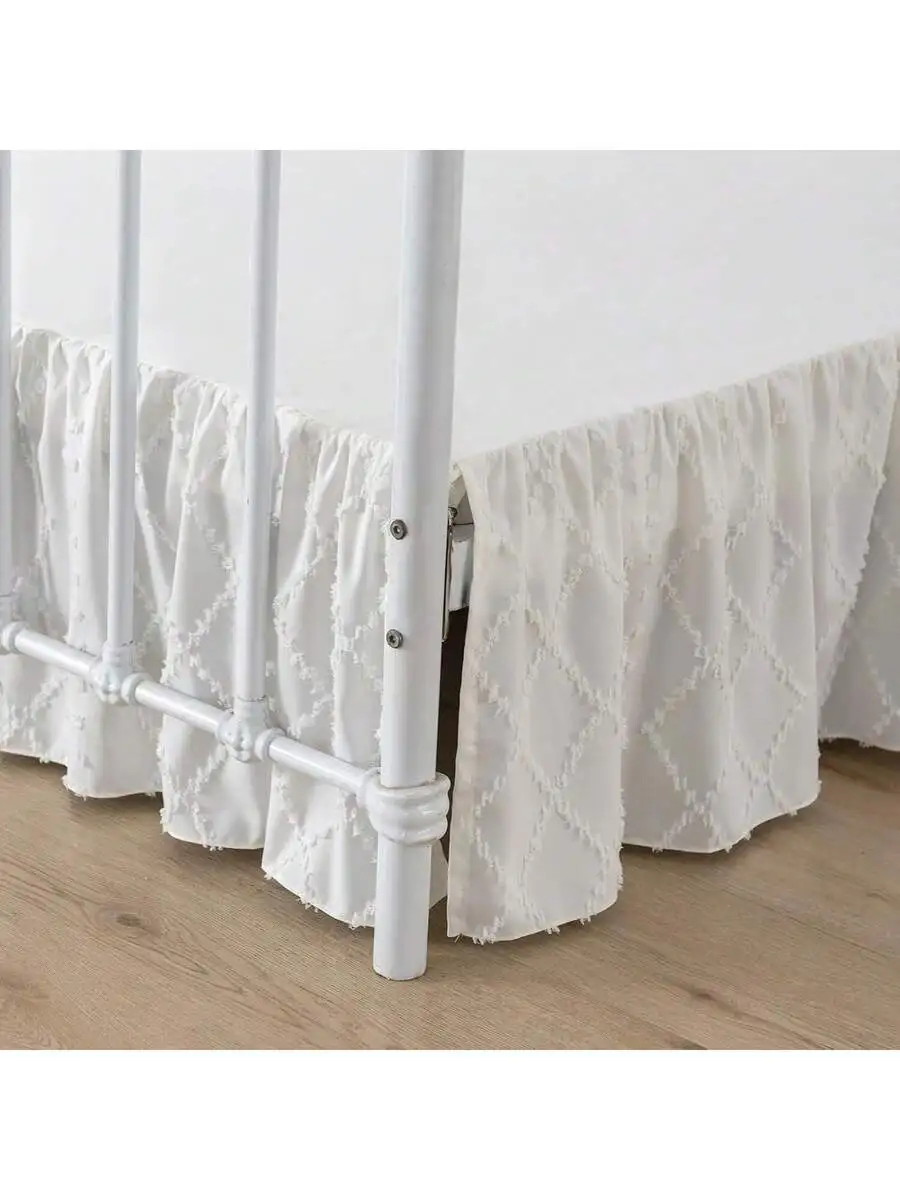 Queen Size Ruffled Bed Skirt With Split Corners 12 Inch Drop Boho Tufted Shabby Chic Cream
Queen Size Ruffled Bed Skirt With Split Corners 12 Inch Drop Boho Tufted Shabby Chic Cream