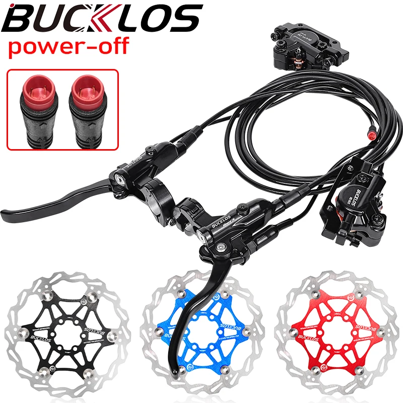 BUCKLOS E-BIKE Hydraulic Disc Brake Set Electric Scooter Folding Bike Power Off Disc Brake 2 Pin MTB Bicycle Hydraulic Brakes
BUCKLOS E-BIKE Hydraulic Disc Brake Set Electric Scooter Folding Bike Power Off Disc Brake 2 Pin MTB Bicycle Hydraulic Brakes