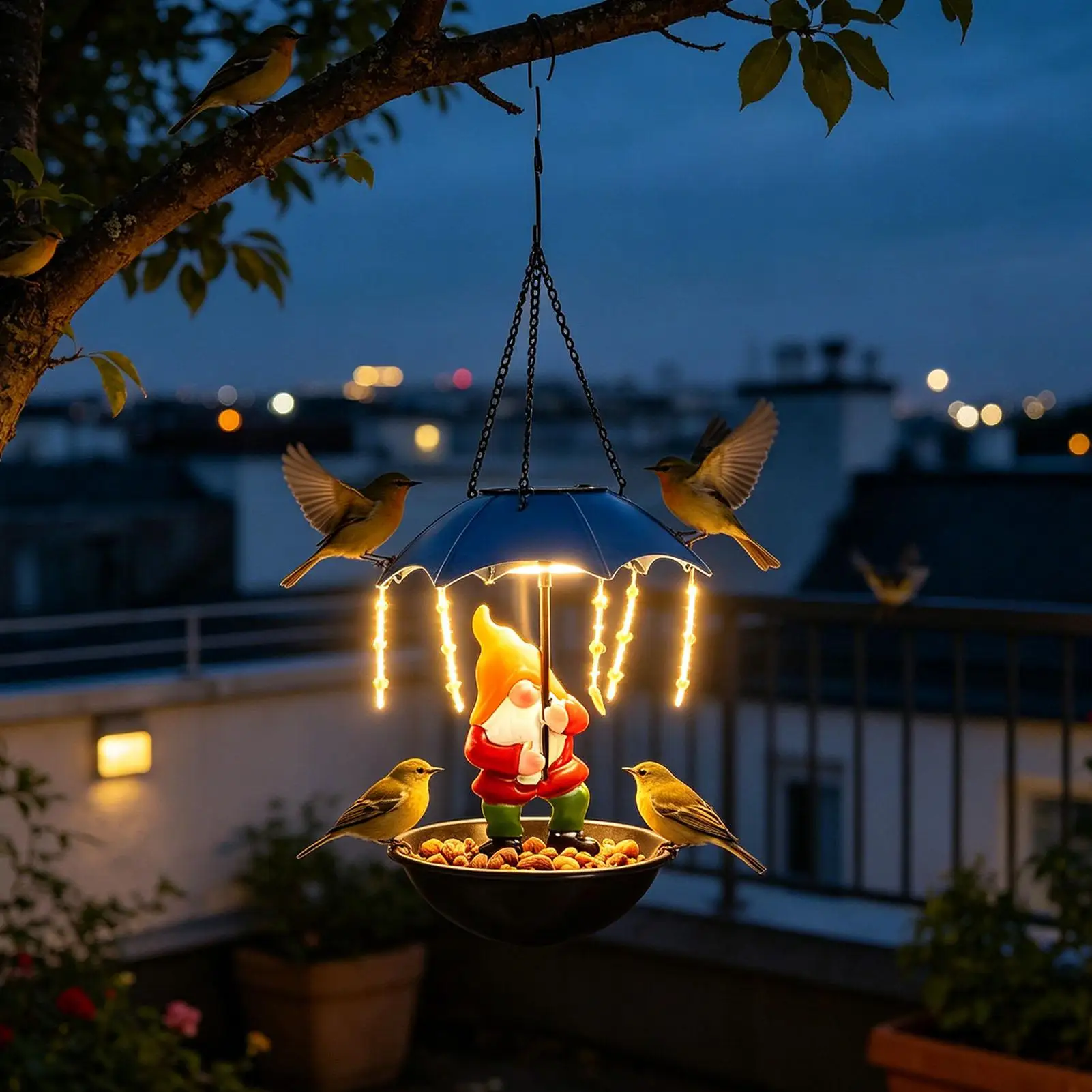 Wild Bird Feeders Umbrella Decorative Gnome Tray Outdoor Yard Wild Bird Suet Feeders For Garden Pathway Backyard Farm Lawn
Wild Bird Feeders Umbrella Decorative Gnome Tray Outdoor Yard Wild Bird Suet Feeders For Garden Pathway Backyard Farm Lawn