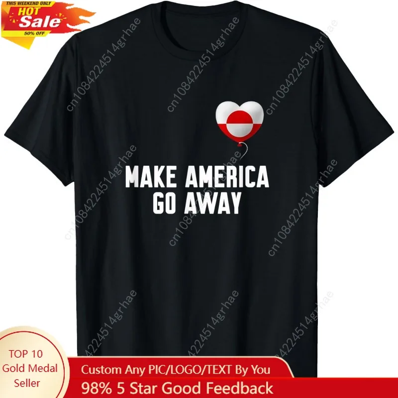 Make America Go Away Political Statement Greenland Policy T-Shirt
Make America Go Away Political Statement Greenland Policy T-Shirt