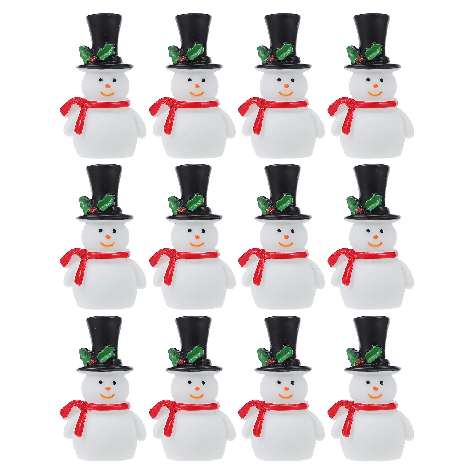 12Pcs Mini Resin Snowman Decorations Christmas Desktop Ornaments DIY Crafts Snowman Resin Holiday Micro Landscape Decor
12Pcs Mini Resin Snowman Decorations Christmas Desktop Ornaments DIY Crafts Snowman Resin Holiday Micro Landscape Decor