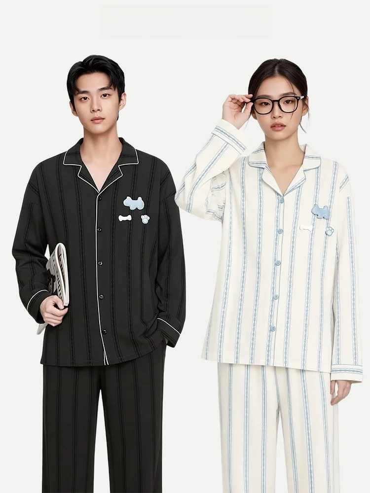 PinkBread Couples Sleepwear Long Sleeve Modal Cotton Home Clothes Women's Outwear Spring Autumn Comfortable Soft Moisture Wic...
PinkBread Couples Sleepwear Long Sleeve Modal Cotton Home Clothes Women's Outwear Spring Autumn Comfortable Soft Moisture Wic...