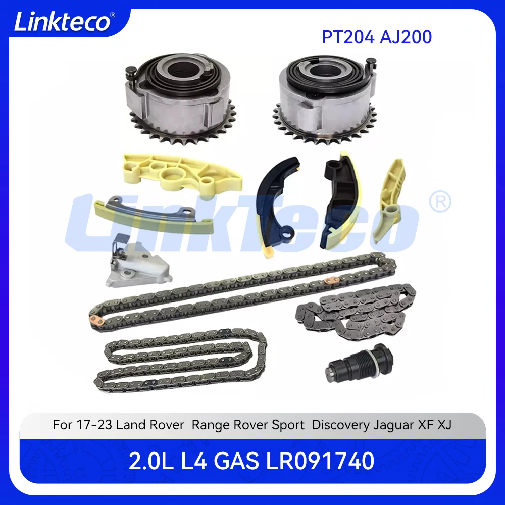 Engine Timing Chain Kit & VVT Gear Set For 17-24 2.0 L T GAS Land Rover Range Rover Evoque Sport Jaguar XF XJ 2.0L PT204 AJ200
Engine Timing Chain Kit & VVT Gear Set For 17-24 2.0 L T GAS Land Rover Range Rover Evoque Sport Jaguar XF XJ 2.0L PT204 AJ200