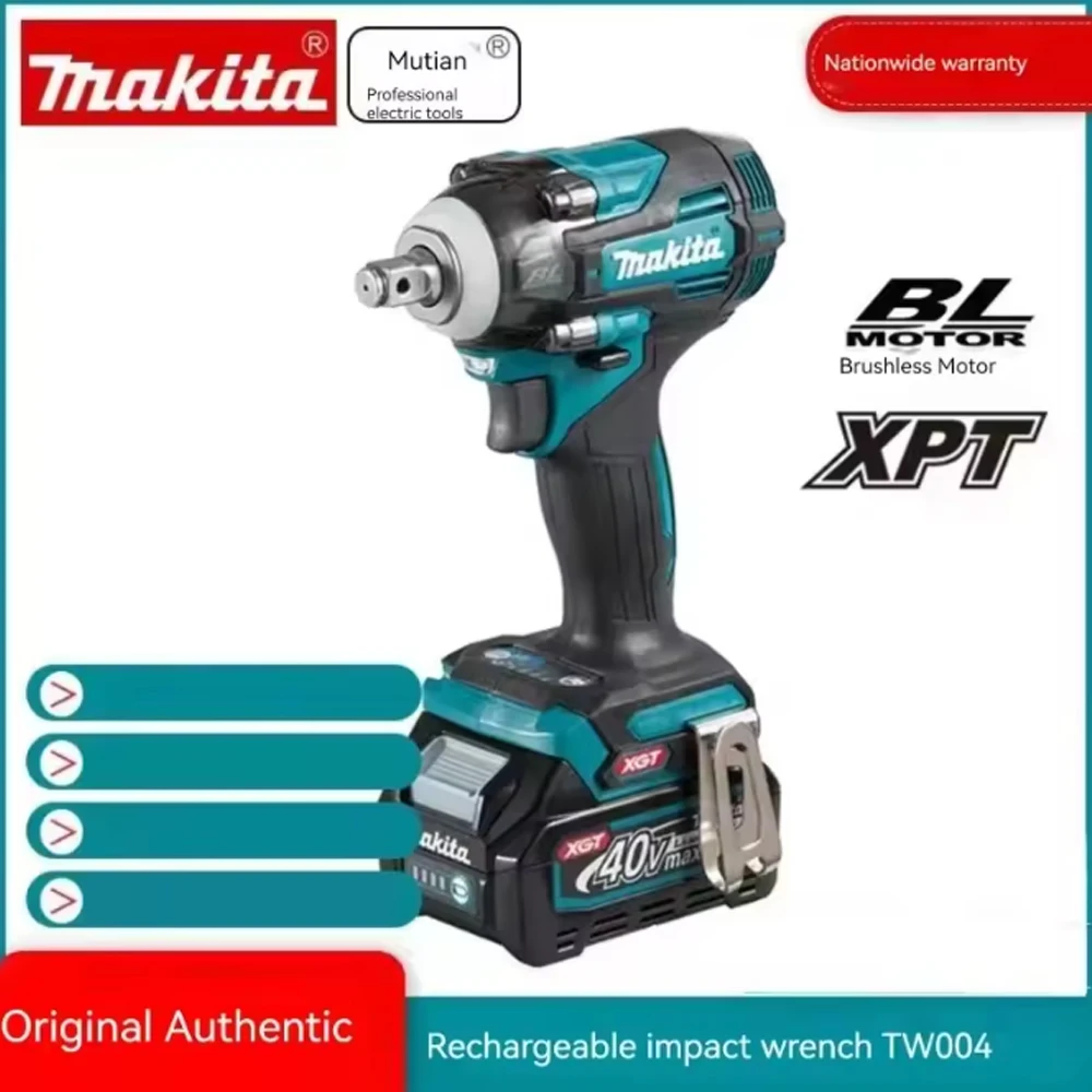 TW004G 630N.m Brushless Screwdriver Machine Cordless Electric Screwdriver Rechargable Drill Driver For Makita 18V Battery
TW004G 630N.m Brushless Screwdriver Machine Cordless Electric Screwdriver Rechargable Drill Driver For Makita 18V Battery
