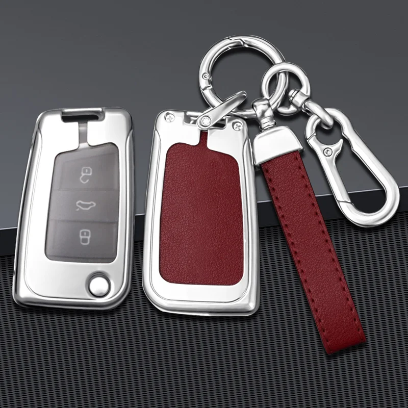 Zinc Alloy Leather Car Flip Remote Key Fob Case Cover Bag For Skoda Octavia Kodiaq Karoq Protector Shell Keychain Accessories
Zinc Alloy Leather Car Flip Remote Key Fob Case Cover Bag For Skoda Octavia Kodiaq Karoq Protector Shell Keychain Accessories