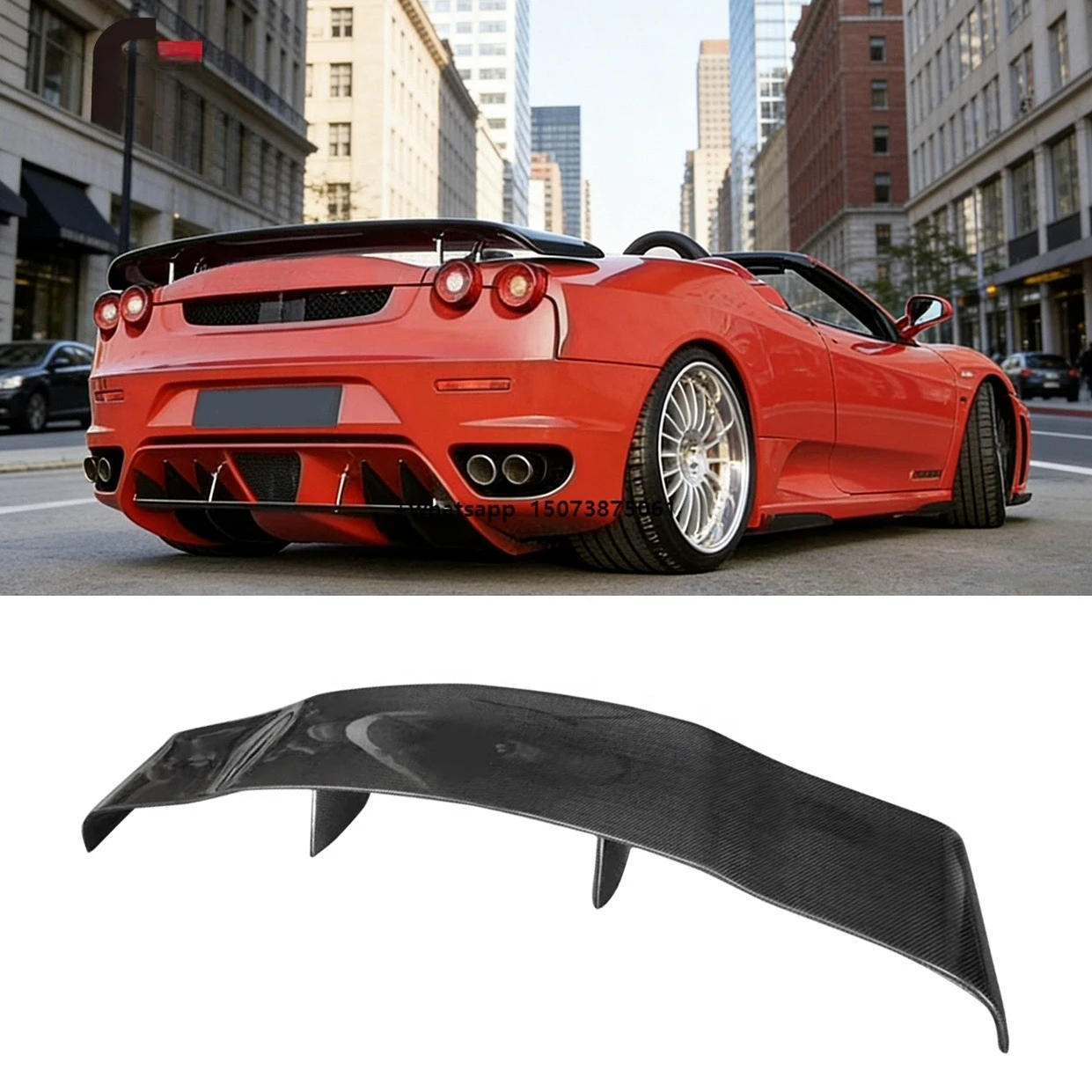 Carbon Fiber Rear Spoiler for F430 Rear Wing Car Bumper Modification Accessory
Carbon Fiber Rear Spoiler for F430 Rear Wing Car Bumper Modification Accessory