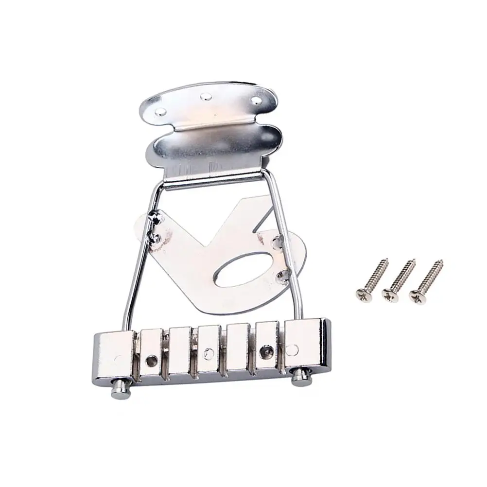 Adjustable Metal Guitar Tailpiece Bridge Replacement for Semi Hollow String R Shape Durable Electroplated Easy Install
Adjustable Metal Guitar Tailpiece Bridge Replacement for Semi Hollow String R Shape Durable Electroplated Easy Install