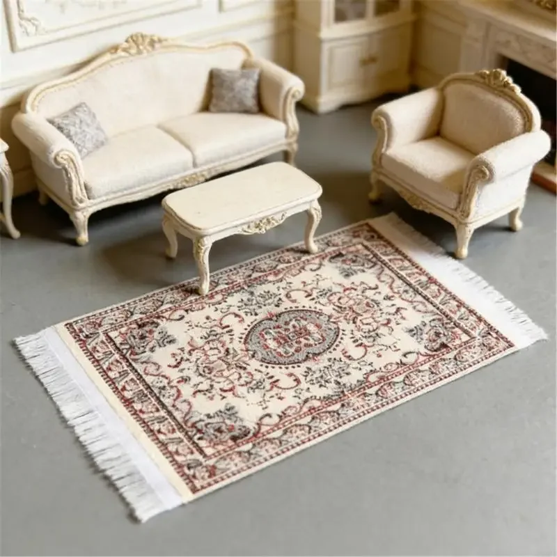 Ethnic Pattern Woven Mat Miniature Floor Carpet For 1/12 Scale Doll House Decors
Ethnic Pattern Woven Mat Miniature Floor Carpet For 1/12 Scale Doll House Decors
