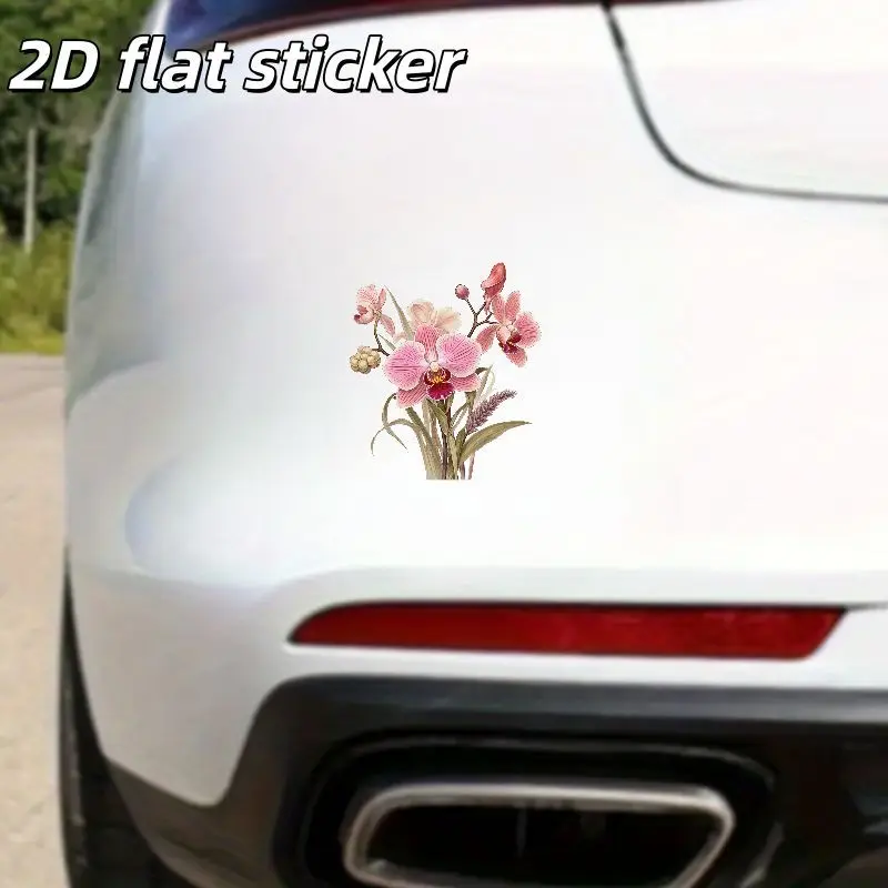1pc 2D Flat Pink Orchid Vinyl Sticker, Waterproof Self-adhesive Decal for Car Window Bumper Decor
1pc 2D Flat Pink Orchid Vinyl Sticker, Waterproof Self-adhesive Decal for Car Window Bumper Decor