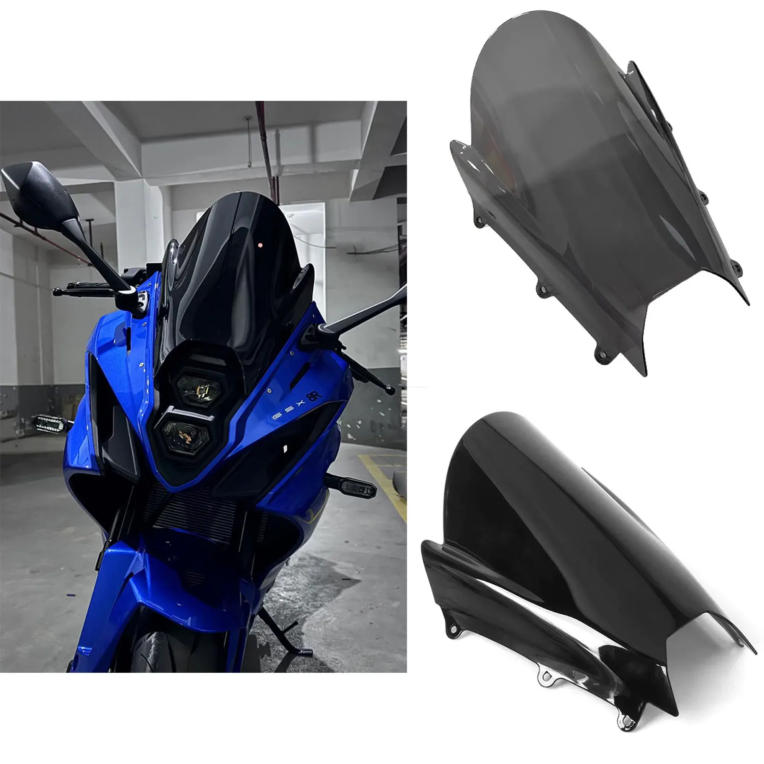 For Suzuki GSX8R GSX-8R 2024 2025 GSX 8R Motorcycle Double Bubble Windscreen Screen Windshield Wind Deflectors Accessories
For Suzuki GSX8R GSX-8R 2024 2025 GSX 8R Motorcycle Double Bubble Windscreen Screen Windshield Wind Deflectors Accessories