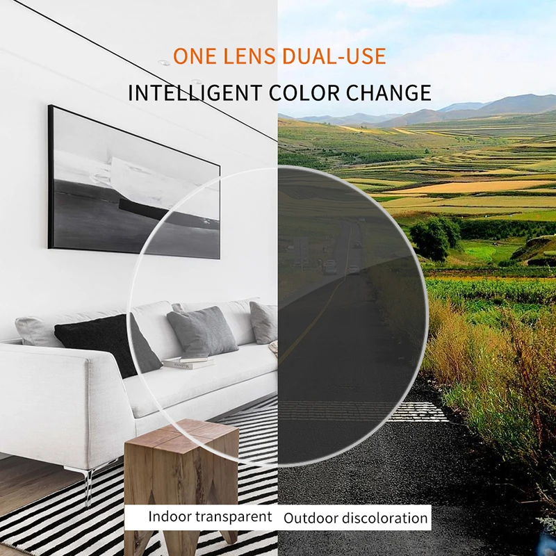 Customized 1.56 1.61 1.67 (-0.50~-8.00) Photochromic Optical CR-39 Resin Aspheric Glasses Lenses Myopia Sunglasses Lentes
Customized 1.56 1.61 1.67 (-0.50~-8.00) Photochromic Optical CR-39 Resin Aspheric Glasses Lenses Myopia Sunglasses Lentes