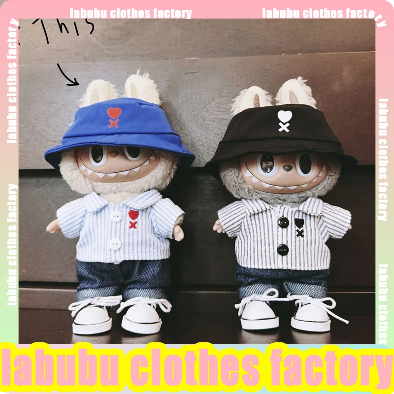 Anime Labubu Doll Clothes Heart-shaped Striped Shirt Labubu V1V2 Dolls Clothing Plush Doll Universal Labubu Clothing Accessories
Anime Labubu Doll Clothes Heart-shaped Striped Shirt Labubu V1V2 Dolls Clothing Plush Doll Universal Labubu Clothing Accessories