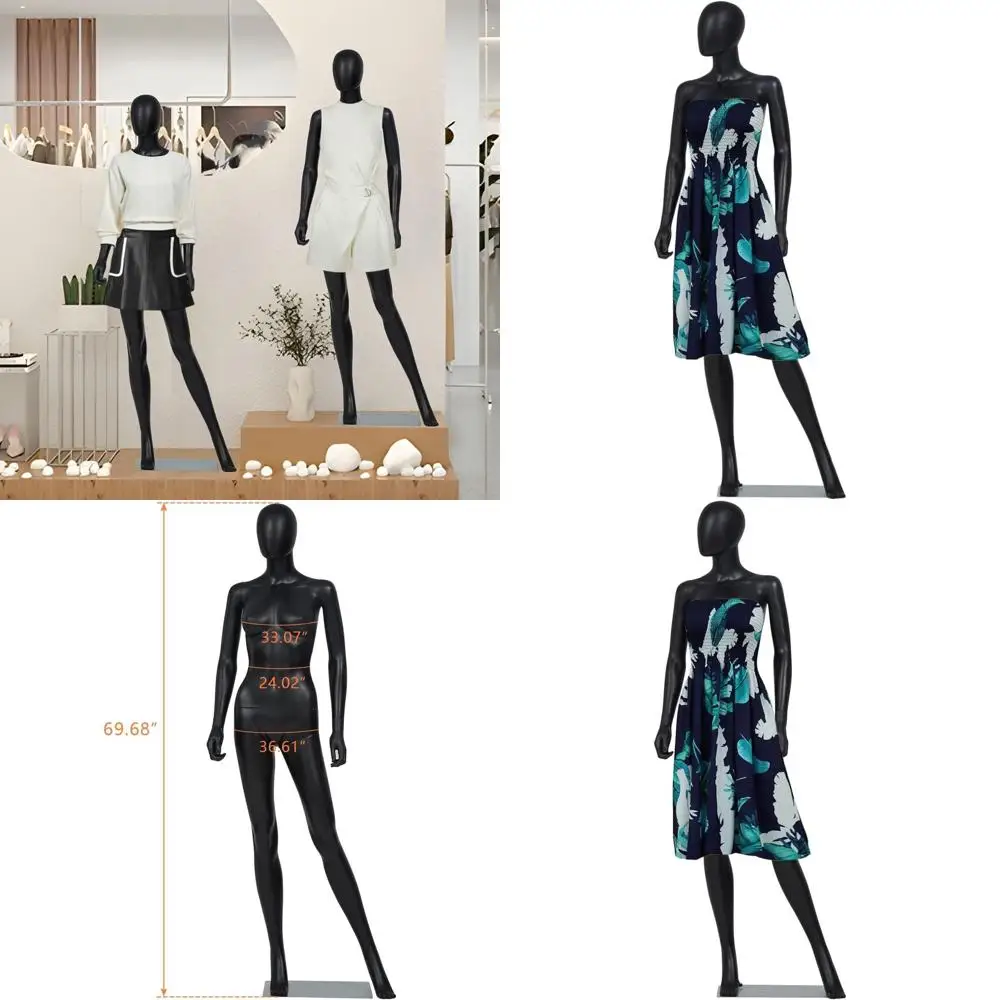 Регулируемый реалистичный женский манекен 70 см для демонстрации модной одежды и шитья, черный
Регулируемый реалистичный женский манекен 70 см для демонстрации модной одежды и шитья, черный