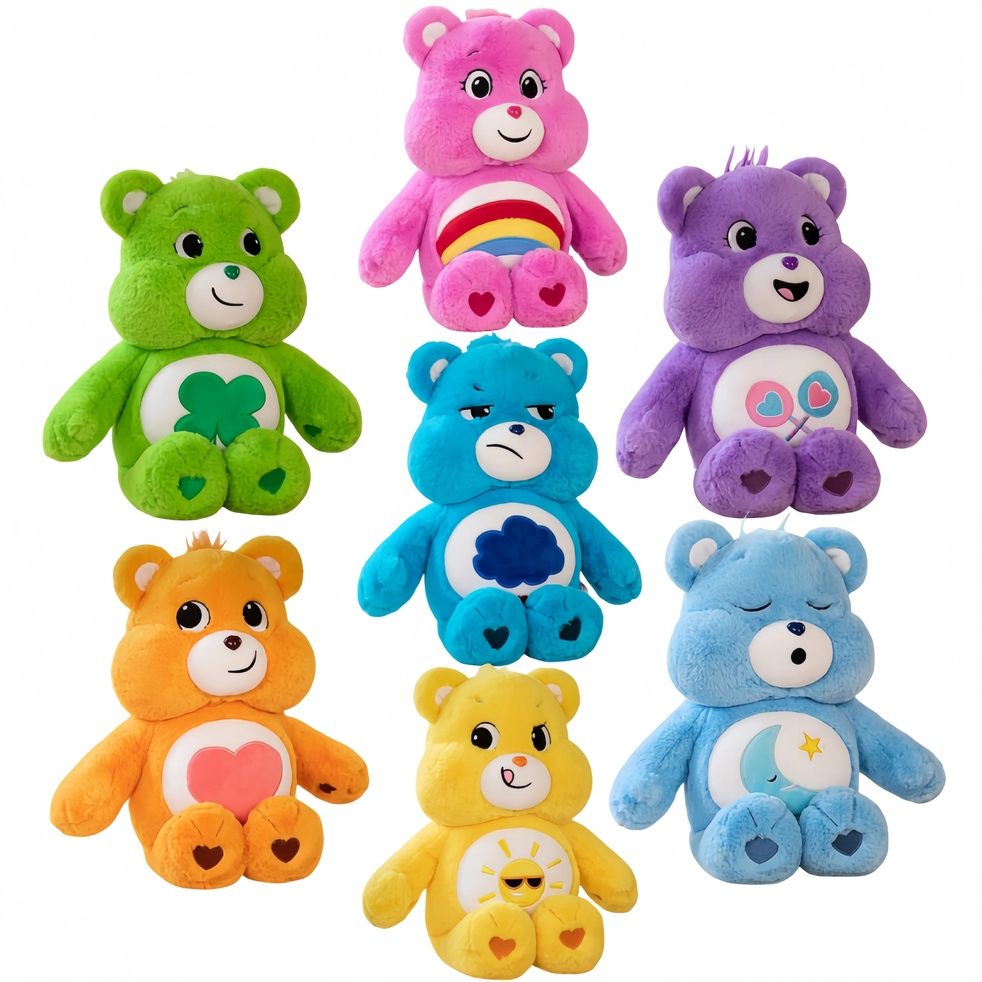 Аниме Care Bears Плюшевые игрушки Плюшевый мишка Мягкая кукла Радужные мишки Peluche Kawaii Декор комнаты Прекрасный медведь Подарки для детей
Аниме Care Bears Плюшевые игрушки Плюшевый мишка Мягкая кукла Радужные мишки Peluche Kawaii Декор комнаты Прекрасный медведь Подарки для детей