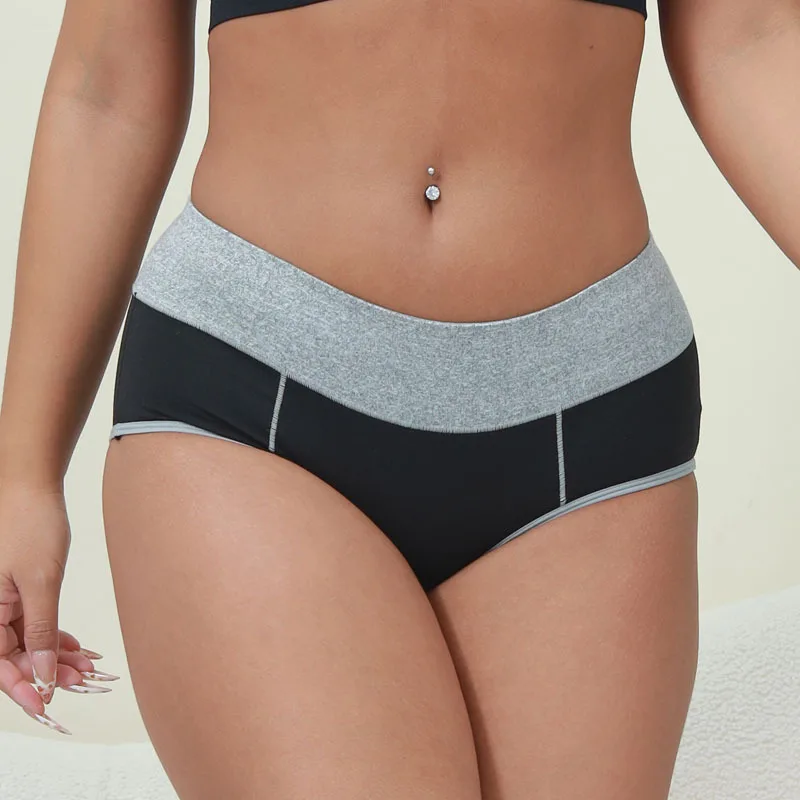 3 PACK Women's Pieced Color Mid Waist Brief Panties
3 PACK Women's Pieced Color Mid Waist Brief Panties