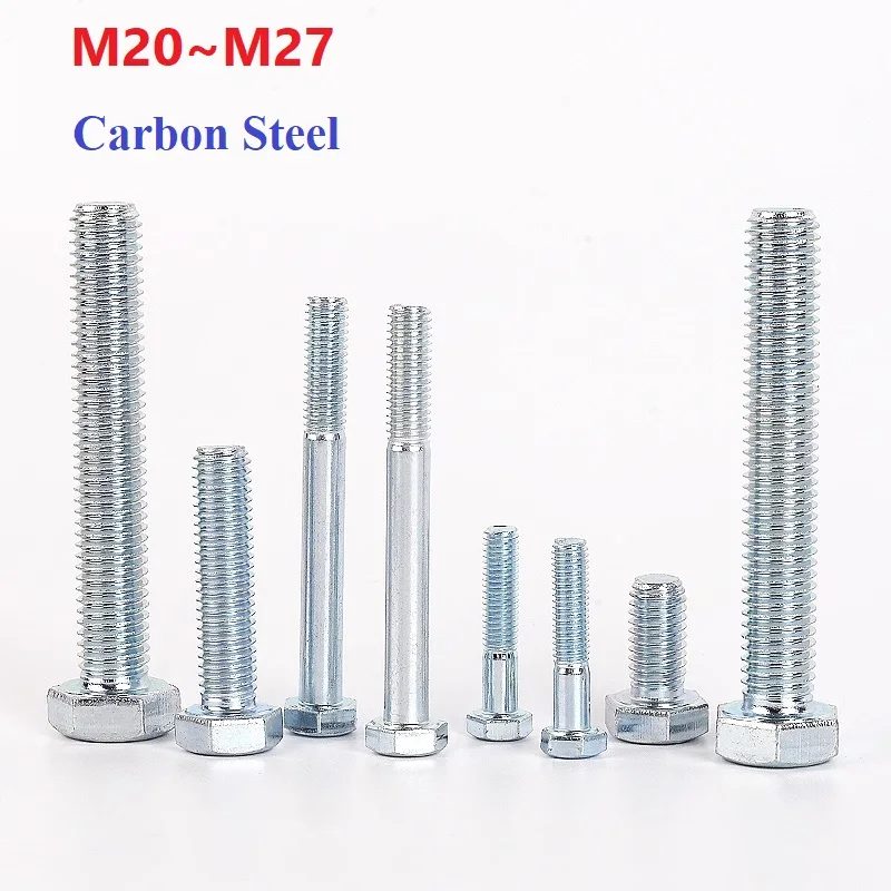M20 M22 M24 M27 Grade 8.8 Half Thread External Hexagonal Screw L=40~260mm Galvanized Full Teeth Hexagonal Bolt
M20 M22 M24 M27 Grade 8.8 Half Thread External Hexagonal Screw L=40~260mm Galvanized Full Teeth Hexagonal Bolt