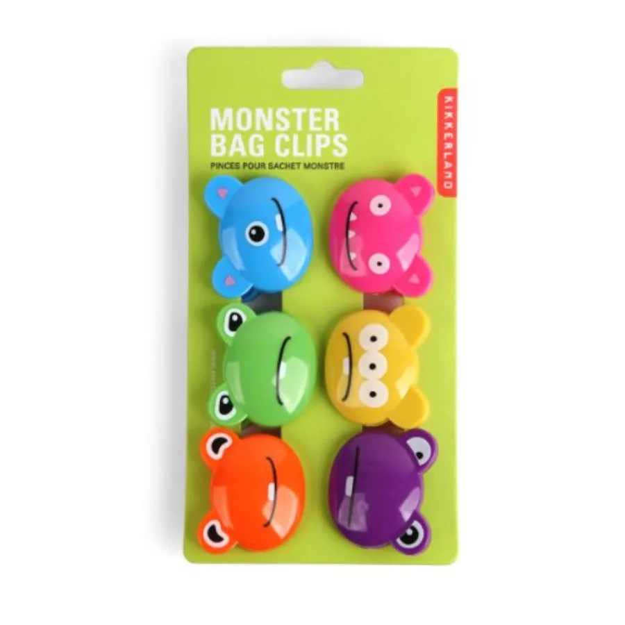 Monsters Bag Clips, Set of 6
Monsters Bag Clips, Set of 6