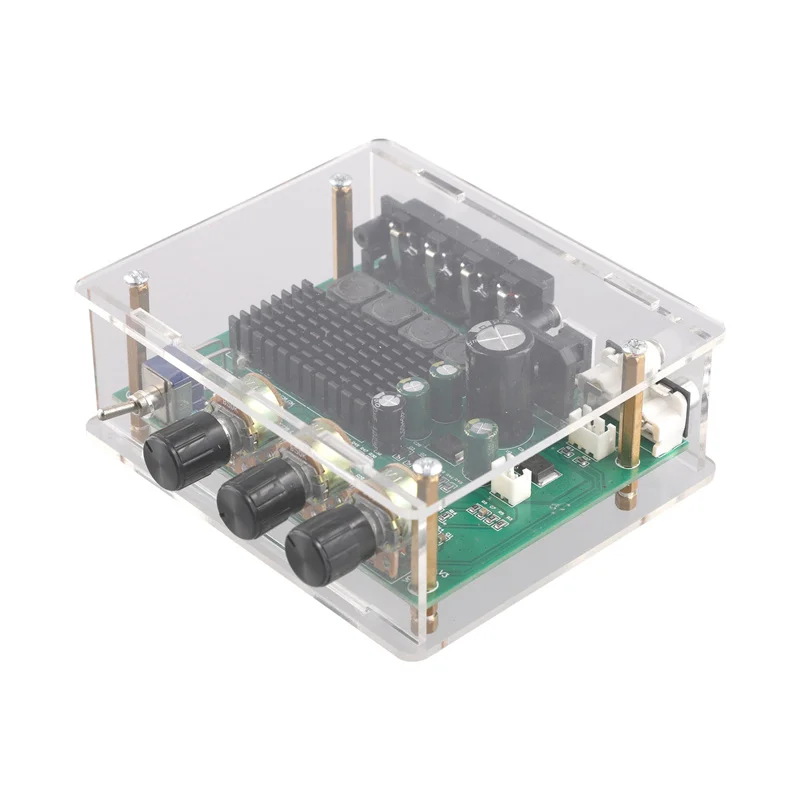 TPA3116D2 Audio Amplifier Board Digital Stereo Amplifier Audio Board 2-Channel 80Wx2 With Shell-A78P
TPA3116D2 Audio Amplifier Board Digital Stereo Amplifier Audio Board 2-Channel 80Wx2 With Shell-A78P