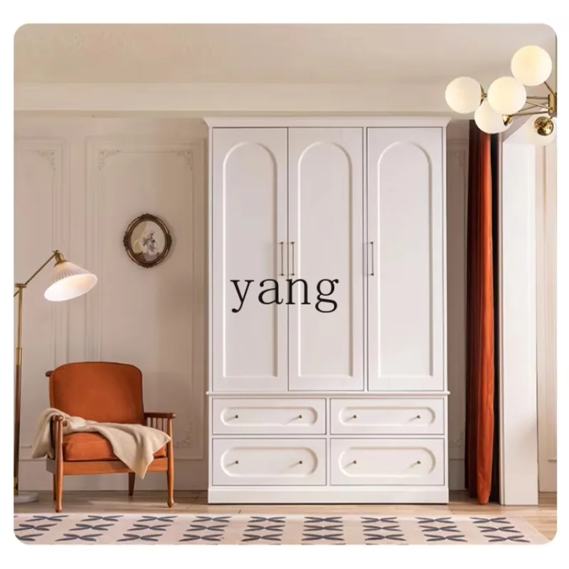 LTT French simple retro solid wood large wardrobe bedroom home door wardrobe
LTT French simple retro solid wood large wardrobe bedroom home door wardrobe