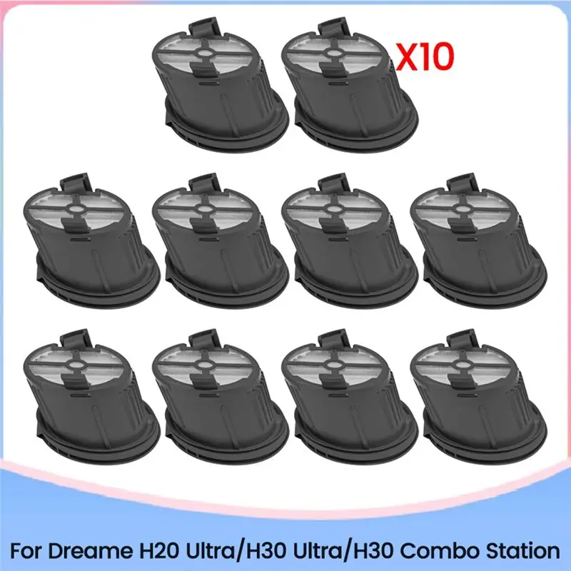 AEE2-10PCS Hepa Filters For Dreame H20 Ultra/H30 Ultra/H30 Combo Station Floor Scrubber Vacuum Cleaner Accessories
AEE2-10PCS Hepa Filters For Dreame H20 Ultra/H30 Ultra/H30 Combo Station Floor Scrubber Vacuum Cleaner Accessories