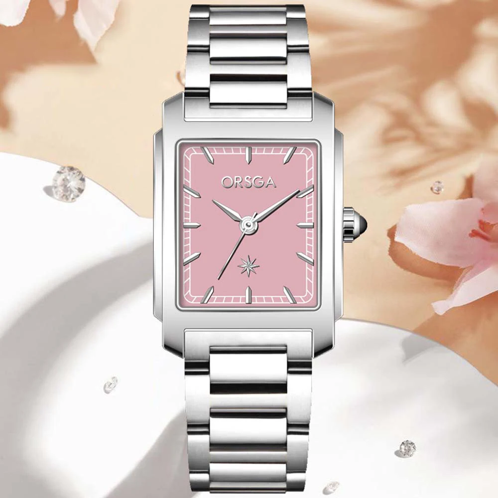 ORSGA Fashionable Square Women's Quartz Watch High-End Casual Business Watches for Women часы женские наручны
ORSGA Fashionable Square Women's Quartz Watch High-End Casual Business Watches for Women часы женские наручны