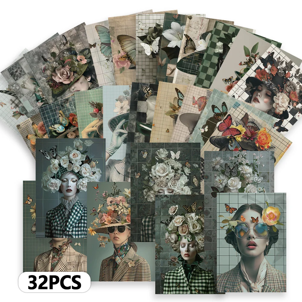 32pcs, artistic forest style postcards, wall stickers, mailing cards, greeting cards, DIY postcards, commemorative postcards
32pcs, artistic forest style postcards, wall stickers, mailing cards, greeting cards, DIY postcards, commemorative postcards