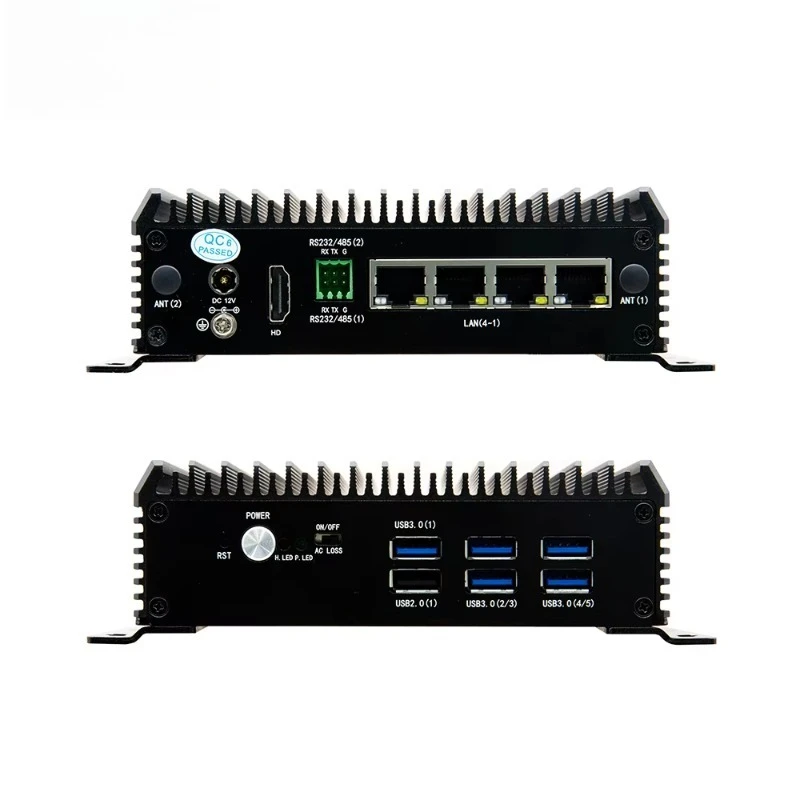 Промышленный безвентиляторный мини-ПК Intel N97 DDR4 M.2 WIFI 4G HD 4K Display 6 USB Network Server 4 RJ45 LAN Firewall Pfsense (без ОЗУ/ПЗУ)
Промышленный безвентиляторный мини-ПК Intel N97 DDR4 M.2 WIFI 4G HD 4K Display 6 USB Network Server 4 RJ45 LAN Firewall Pfsense (без ОЗУ/ПЗУ)