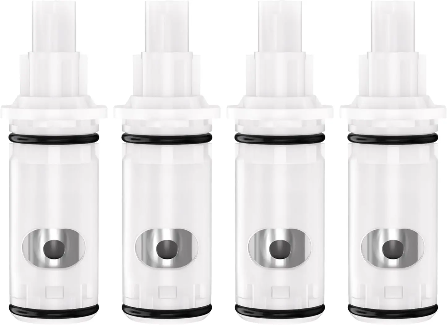 1224 Faucet Cartridge Replacement Kit, 4 Pack for Two Handle Faucets & Tub/Showers
1224 Faucet Cartridge Replacement Kit, 4 Pack for Two Handle Faucets & Tub/Showers