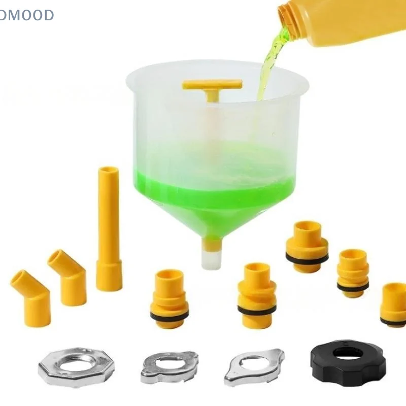 Грузоподъемность охлаждающей жидкости без утечек, набор инструментов для заливки масла, универсальный автомобильный комплект из 15 предметов, пластиковая воронка, автомобильные аксессуары.
Грузоподъемность охлаждающей жидкости без утечек, набор инструментов для заливки масла, универсальный автомобильный комплект из 15 предметов, пластиковая воронка, автомобильные аксессуары.