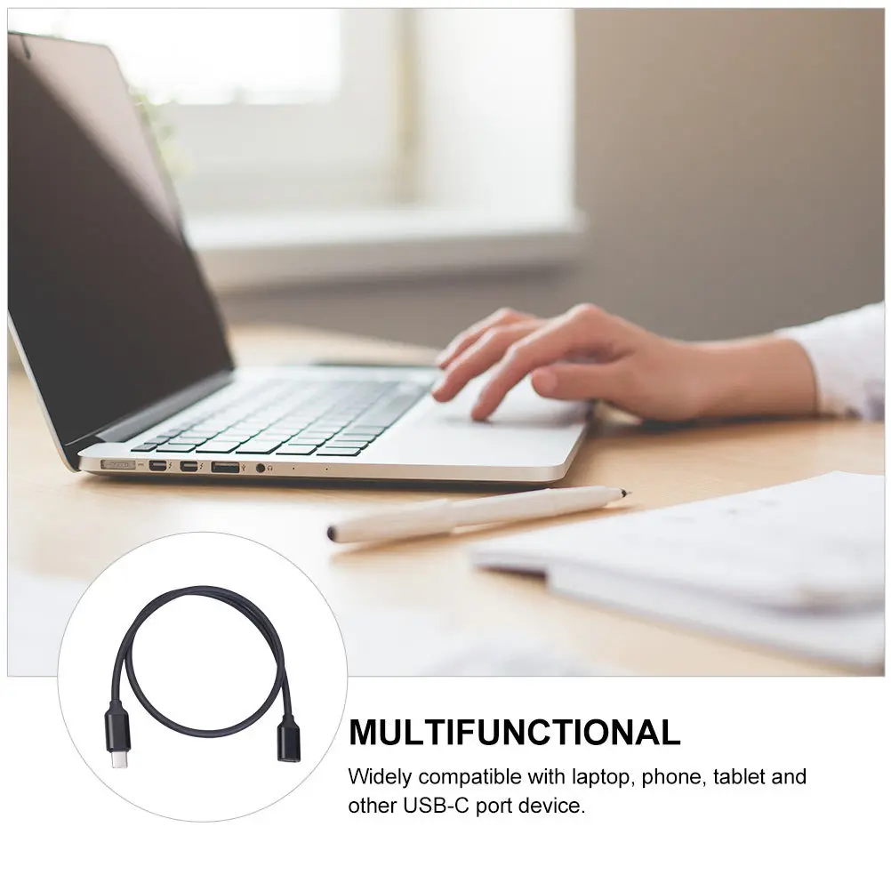 1.5m Type- Extension Cable 20V 3A 60W Fast Charging Support USB 2.0 480Mbps Data Transfer Compatible with Laptop Phone
1.5m Type- Extension Cable 20V 3A 60W Fast Charging Support USB 2.0 480Mbps Data Transfer Compatible with Laptop Phone