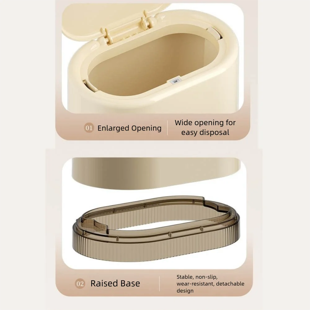 Large Capacity Desktop Garbage Bin Press Style Dustproof Desktop Storage Box with Lid Sealed Desktop Trash Can Household
Large Capacity Desktop Garbage Bin Press Style Dustproof Desktop Storage Box with Lid Sealed Desktop Trash Can Household